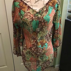 Vintage Y2K Bohemian top